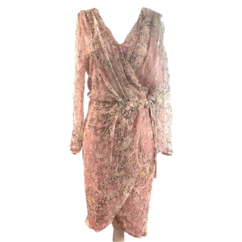 SUNDANCE Midi Dress Pink Size 6